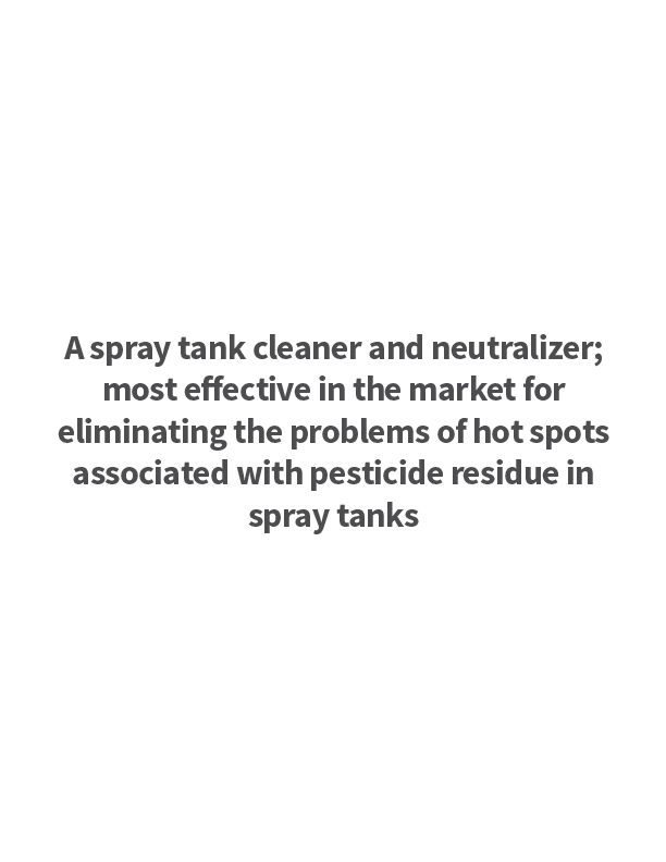 WORK-HORSE Spray Tank Cleaner & Neutralizer