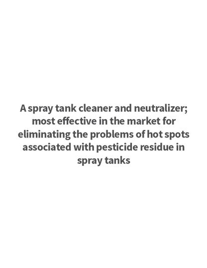 WORK-HORSE Spray Tank Cleaner & Neutralizer